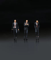 MOREART1:64 PROFESSIONAL AGENT ACTION FIGURE SET SIMULATION RESIN MODEL