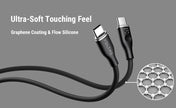 VOLTME, POWERLINK MOSS CTC 3.3FT (5A, 100W) EMARKER | BLACK