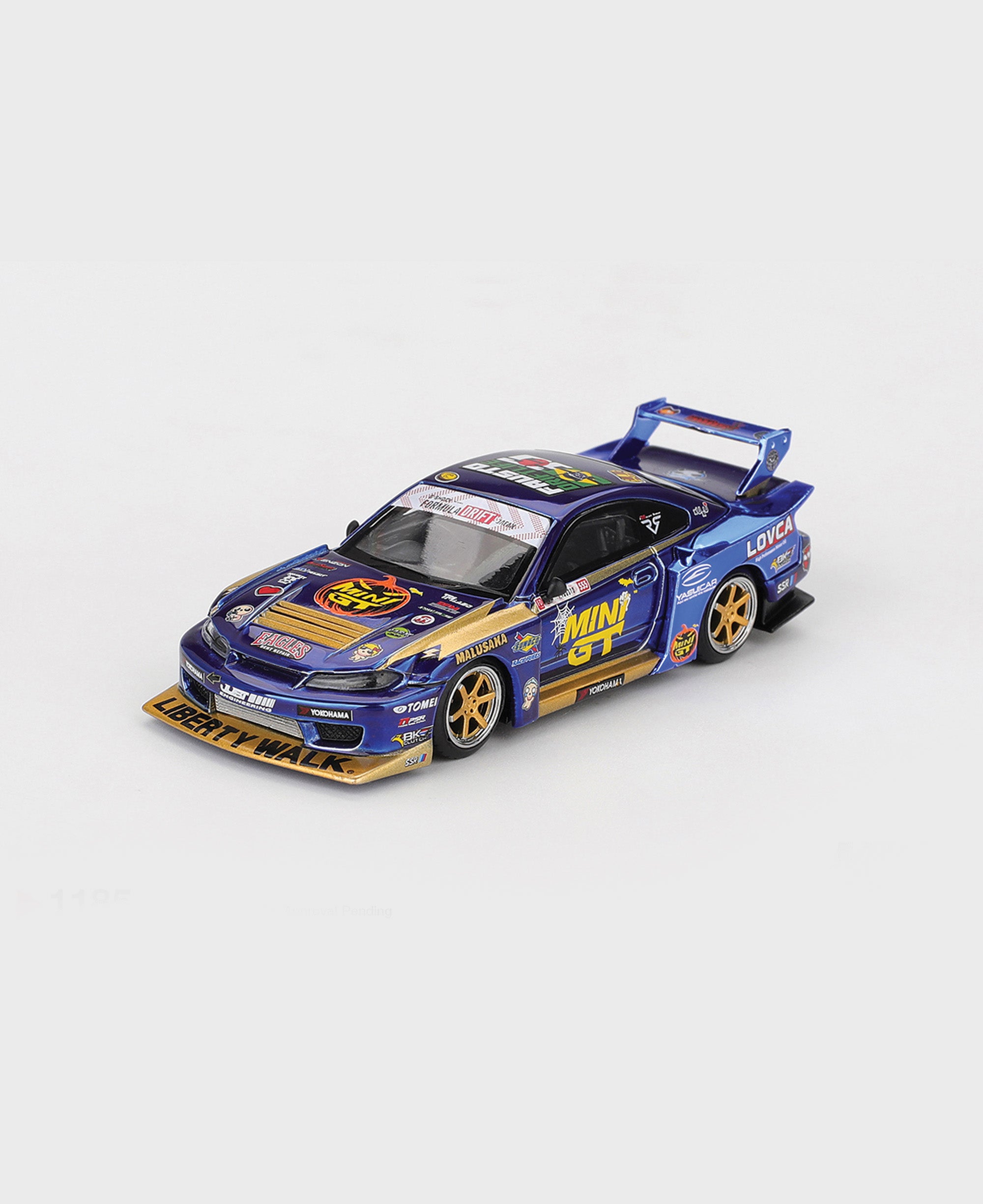 MINIGT - 1/64 Nissan LB-Super Silhouette S15 SILVIA   #555 Team MINI GT Liberty Walk 2025 Formula Drift Halloween Special