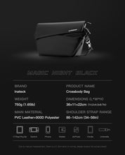 Crossbody Bag With Adjustable Shoulder Strap, Waterproof Multipurpose, LB03011