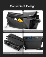 Crossbody Bag With Adjustable Shoulder Strap, Waterproof Multipurpose, LB03011