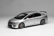 1/18 HONDA CIVIC TYPE R (FD2) 2007 LATE VERSION SUPER PLATINUM METALLIC SILVER – MOTORHELIX - PRE ORDER