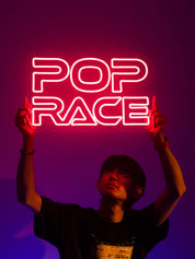 Premium POP Race Neon Sign 50cm x 31cm