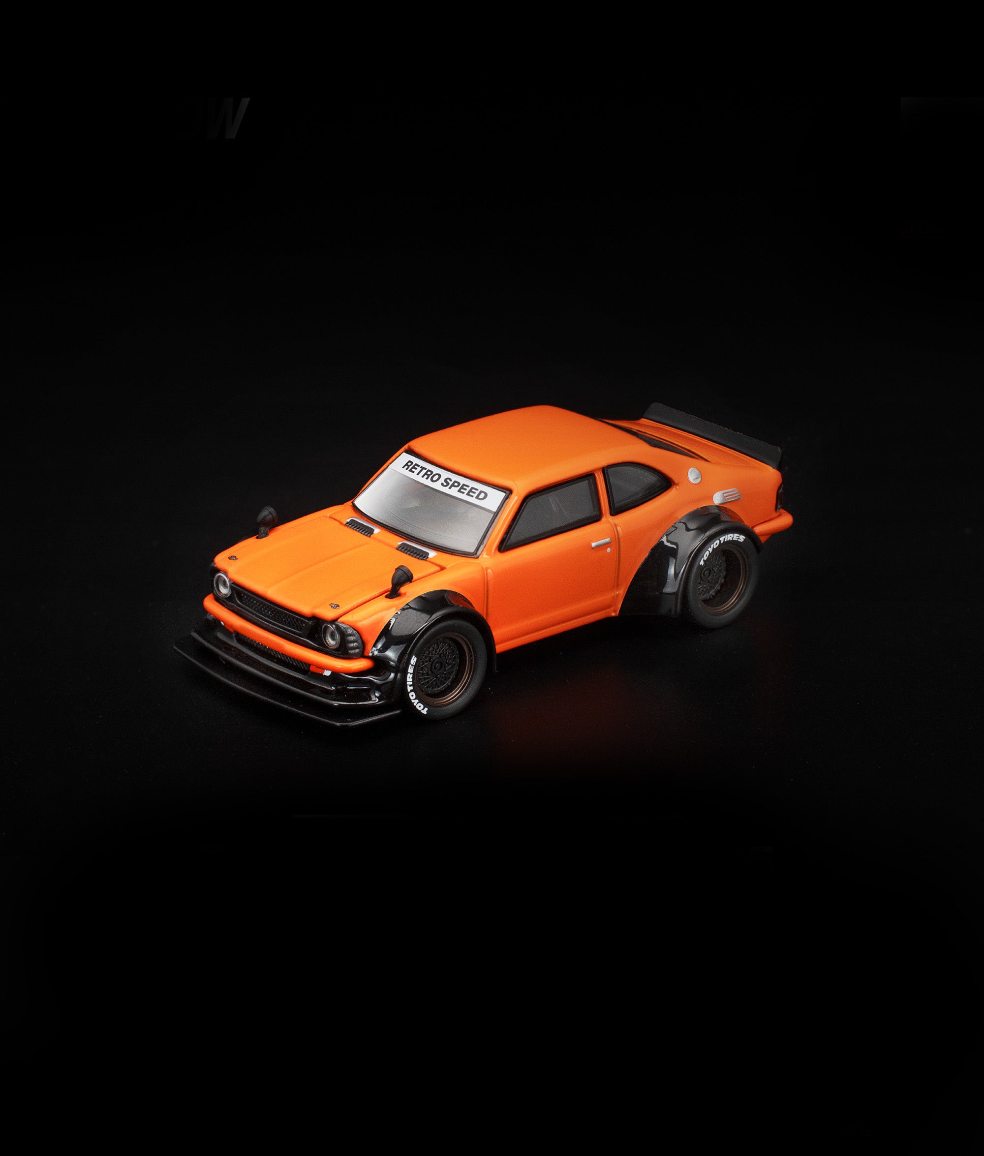 POP RACE 1:64 - TOYOTA COROLLA KE25 ORANGE - PR640409