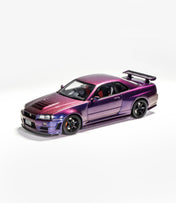 1/18 Motorhelix Nissan Skyline GT-R GTR (R34) Z-Tune (Midnight Purple)