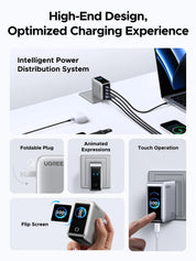 UGREEN Nexode Pro 100W 4-Port GaN Charger with Smart Display