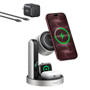 UGREEN MagFlow Pro 2-in-1 Magnetic Wireless Charging Stand 25W